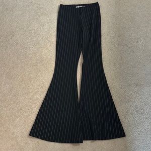 Dolls kills pinstripe flare pants